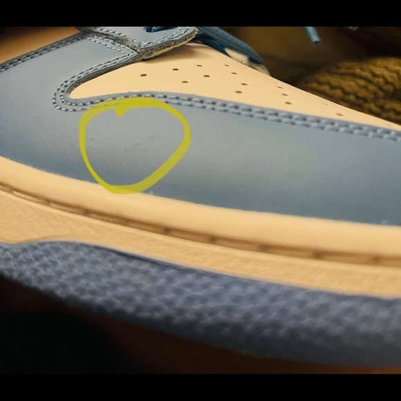 Nike Dunk Low Retro University Blue sz 14 - Picture 4 of 5